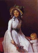 Portrait of Emilie Seriziat and Her Son